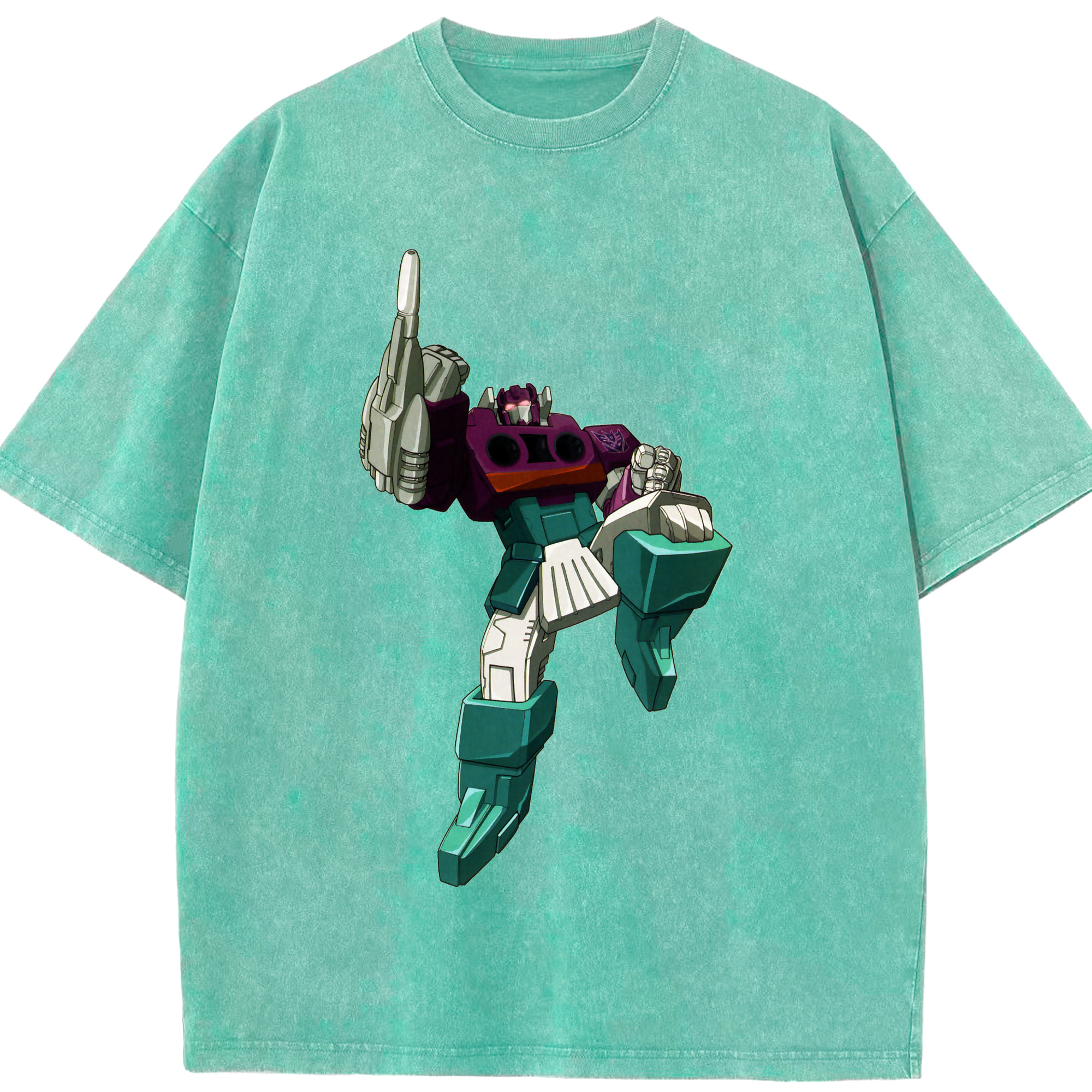 （画像用）  綿100% ヴィンテージ風 半袖Tシャツ（フロントプリント）